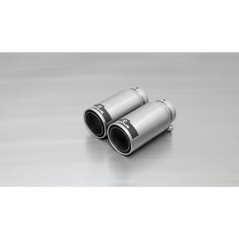 Street race Polished - straight cut tail pipes