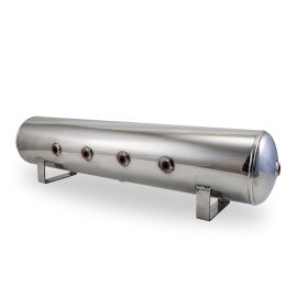 4 Gallon Aluminium Air Tank Polished  - 12957