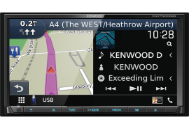 Kenwood DNX7190DABS 7" CarPlay Android Auto Bluetooth DAB GPS Stereo