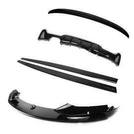 BMW 4 SERIES F32 GLOSS BLACK FULL KIT (TWIN EXHAUST) - MP STYLE