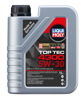 LIQUI MOLY 5W-30 TOP TEC 4300 ENGINE OIL 5L