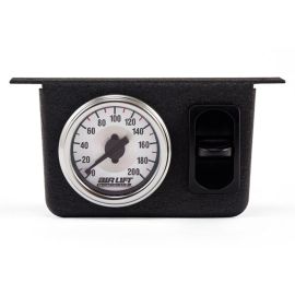 Air Lift Single Needle Gauge Panel With One Paddle Switch - 200 PSI