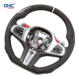 BMW G Series Carbon Fibre LED Race Display Steering Wheel by OHC (2018+, G20 G22 G42 G80 G82)