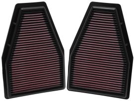 K&N 33-2484 Porsche 911 H6-3.4L F/I, 2012-2014 (2 Per Box)