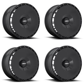 Rotiform AeroDisc BLACK (Set of 4) For LASR & RSE 18X8.5