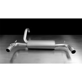 Abarth 500 Remus Sports exhaust - centered for left/right system