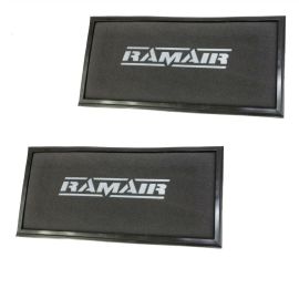 Ramair RPF-1718-2 - 2x VW Porsche Land Rover Replacement Foam Air Filter
