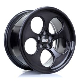 Bola B5 Black Brushed Polished Face Alloy Wheel