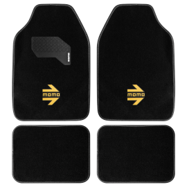 MOMO UNIVERSAL CAR FLOOR MATS - ARROW - YELLOW