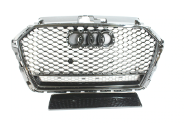 AUDI A3/S3 8V 2017-2020 ON ALL BLACK HONEYCOMB GRILLE