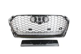 AUDI A5/S5 2017-2021 B9/8W6 ALL BLACK HONEYCOMB GRILLE