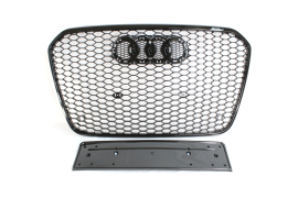 AUDI A6/S6 2012-2015 C7 ALL BLACK HONEYCOMB GRILLE