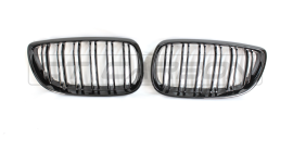 BMW M3 / 3 SERIES E92/E93 DOUBLE SLAT BLACK GRILLES 