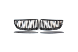 BMW 3 SERIES E90 PRE-LCI DOUBLE SLAT BLACK GRILLES