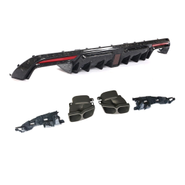 MERCEDES C63 W205 SALOON/ESTATE FORGED CARBON FIBRE DIFFUSER - B STYLE