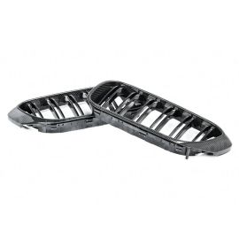 BMW G3X/F90 5 Series & M5 Carbon Fibre Double Slat Kidney Grills