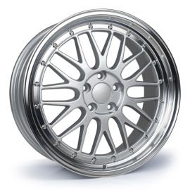 LM Style Alloy Wheels In Silver With Polished Lip