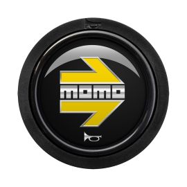 MOMO Horn Button 1 Contact - Arrow Gloss Black