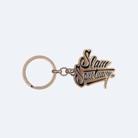 Slam Sanctuary Antique Bronze metal keyring