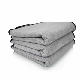 CHEMICAL GUYS ULTRA PLUSH SUPER QUALITY MICROFIBRE TOWEL, GREY 24″ X 17″