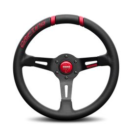 MOMO Drifting red Steering wheel - black Leather 330mm