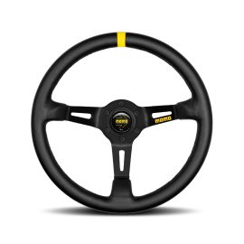 MOMO MOD.08 Steering Wheel - black Leather 350mm