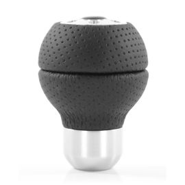 MOMO Race Air-Leather Gear Knob - Black Leather