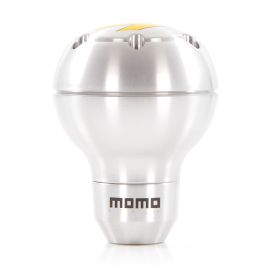 MOMO SK51 Gear Knob - Silver Aluminium