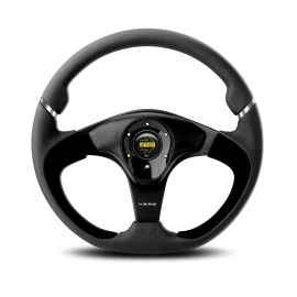 MOMO Nero Steering Wheel - Black Leather/ALCANTARA 350MM