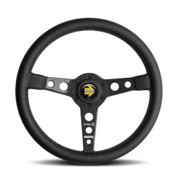 MOMO Prototipo Carbon steering wheel  - black LEATHER 350MM