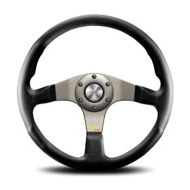 MOMO Tuner steering wheel - Black Leather 350mm