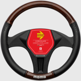 MOMO Universal Car Steering Wheel Cover - Luxury - Wood