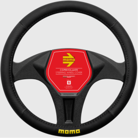 MOMO Universal Car Steering Wheel Cover - Easy - Black