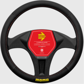 MOMO Universal Car Steering Wheel Cover - Easy - Red