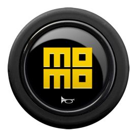 MOMO Horn Button 2 Contact - Heritage Gloss Black