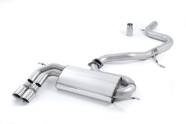 MILLTEK AUDI A3 2.0 FSI 2003-2012 CAT-BACK SYSTEM With Smaller Volume Rear Silencer