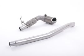 Milltek Seat Leon ST Cupra 300 2017-2018 Large Bore Downpipe and Hi-Flow Sports Cat for Fitment with OE Exhaust System