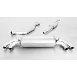 Audi S1 REMUS SPORTS EXHAUST - CENTERED FOR LEFT/RIGHT SYSTEM