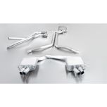 Audi RS4/RS5 B8 4.2l Remus sports exhaust centered for left/right system