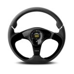 MOMO Nero Steering Wheel - Black Leather/ALCANTARA 350MM