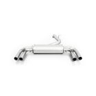 Audi S3 8V 2.0l TFSI REMUS Axle-back SPORTS EXHAUST - CENTERED FOR LEFT/RIGHT SYSTEM